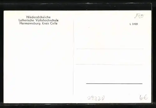 AK Hermannsburg /Celle, Niedersächsische Lutherische Volkshochschule
