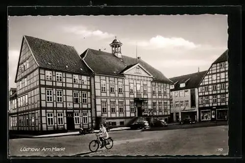 AK Lüchow / Dannenberg, Partie am Markt