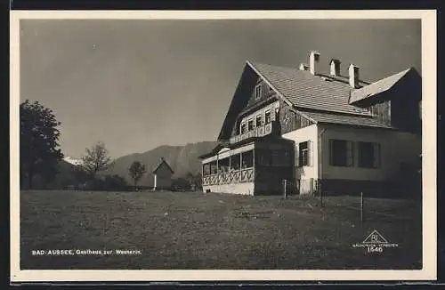 AK Bad-Aussee, Gasthaus zur Wasnerin