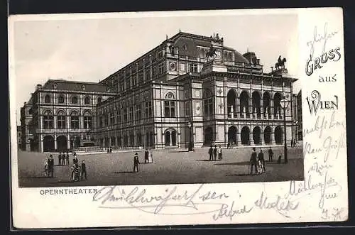 Lithographie Wien, Operntheater