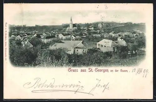 AK St. Georgen a.d. Gusen, Ortsansicht