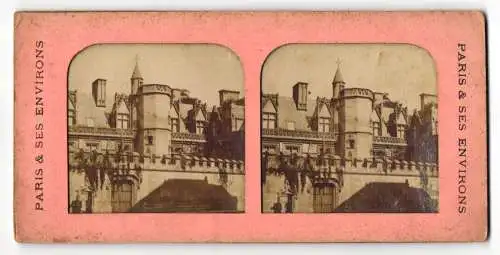 Stereo-Fotografie Paris & Ses Environs, Ansicht Paris, Musee de Cluny, Halt gegens Licht