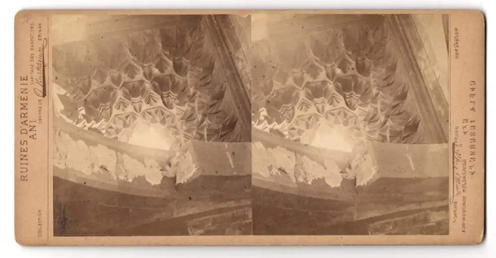 15 Stereo-Fotografien O. Kurkdjian, Eriwan, Ansicht Ani, Ruinen und Trümmer der ehemaligen Haupstadt Armeniens 13