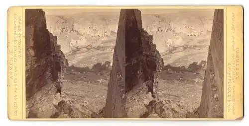 15 Stereo-Fotografien O. Kurkdjian, Eriwan, Ansicht Ani, Ruinen und Trümmer der ehemaligen Haupstadt Armeniens