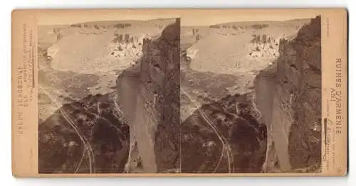 15 Stereo-Fotografien O. Kurkdjian, Eriwan, Ansicht Ani, Ruinen und Trümmer der ehemaligen Haupstadt Armeniens