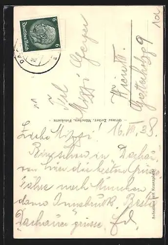 AK Dachau, Motiv a. d. Amper