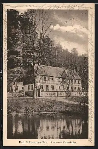 AK Bad Schweizermühle, Restaurant Felsenkeller