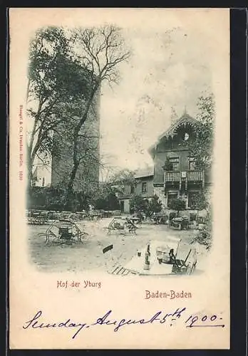 AK Baden-Baden, Hof der Yburg