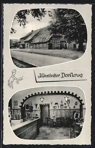 AK Kührstedt, Gasthaus Kührstedter Dorfkrug, Bes. Peter Döscher