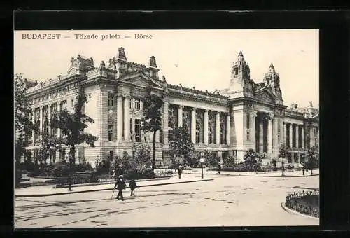 AK Budapest, Blick auf die Börse