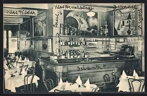 AK New York, NY, Rupert Huber`s Restaurant and Bad, Austrian Hall, 145 East and 82nd Street