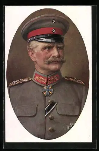 Künstler-AK Generalfeldmarschall von Mackensen in Uniform