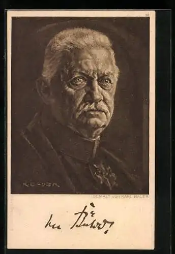 AK Heerführer General von Bülow in Uniform