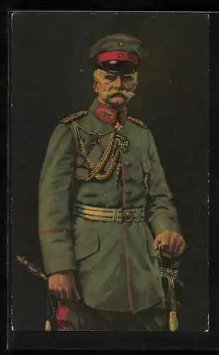 AK Generalfeldmarschall August von Mackensen in Uniform mit Orden