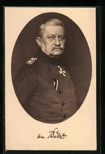 AK General von Bülow, Brustportrait