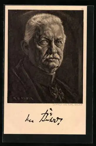 AK Heerführer General von Bülow in Uniform