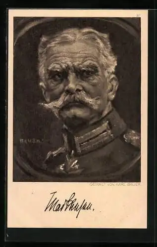 AK Bild des Heerführers von Mackensen