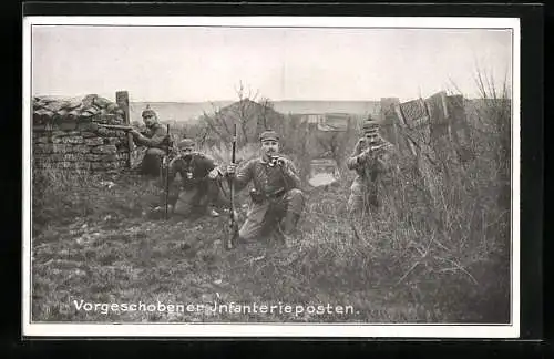 AK Vorgeschobener Infanterie-Vorposten