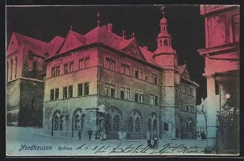 AK Nordhausen, Partie am Rathaus