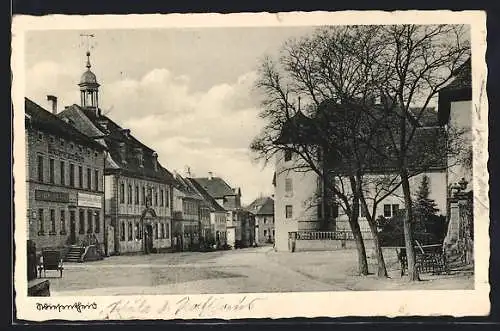 AK Wiesentheid, Strassenpartie mit Brauerei zum Stern