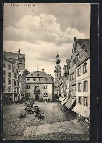 AK Cochem, Blick auf den Marktplatz