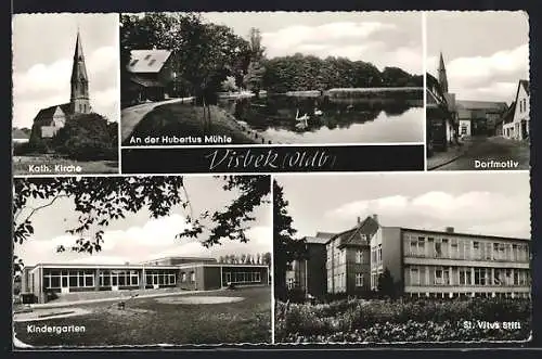 AK Visbek /Oldb., Kath. Kirche, Kindergarten, St. Vitus Stift