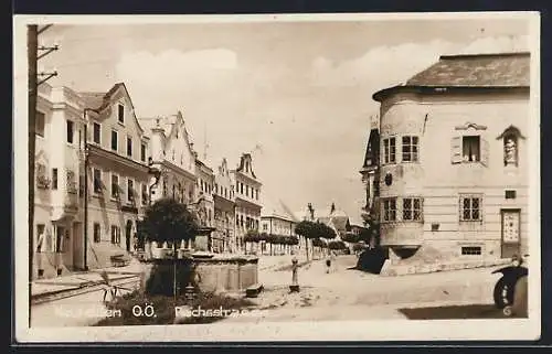 AK Neufelden /O.Ö., Blick in die Reichsstrasse