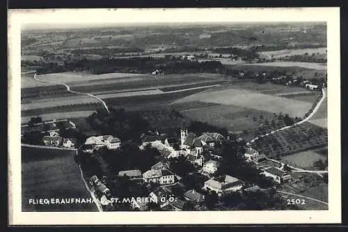 AK St. Marien, Teilansicht vom Flugzeug aus