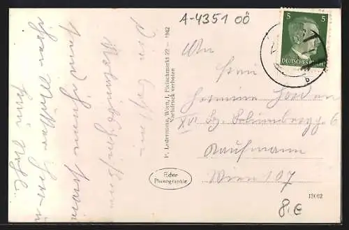 AK Saxen /Ob. Do., Ortsansicht mit Kirche aus der Vogelschau