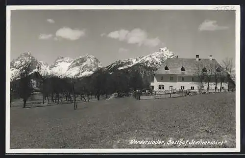 AK Vorderstoder, Gasthof Steinerwirt