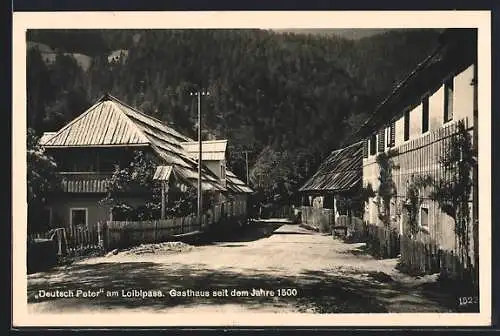 AK Ferlach, Gasthaus Deutsch Peter am Loiblpass