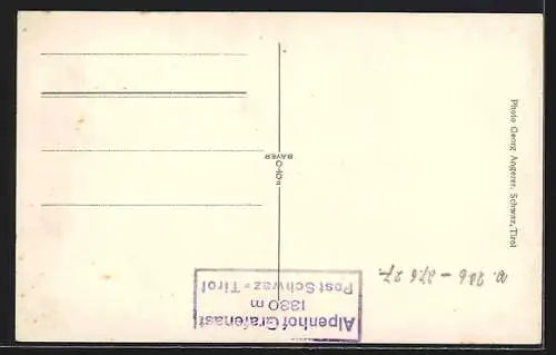 AK Schwaz /Tirol, Der Gasthof Alpenhof Grafenast