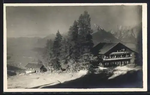 AK Schwaz /Tirol, Das Gasthaus Alpenhof Grafenast