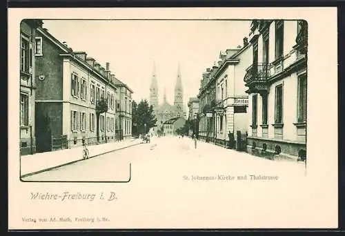 AK Wiehre-Freiburg, St. Johannes-Kirche & Thalstrasse