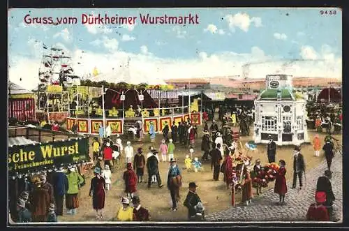 AK Nürnberg, Volksfest, Attraktionen auf dem Festplatz