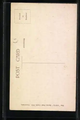 AK Low Tide, Bonzo versucht an Wasser in einer hohen Blumenvase zu kommen