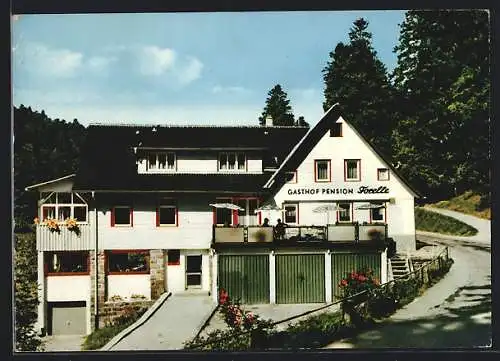 AK Hundsbach i. Schwarzwald, Gasthof u. Pension Forelle