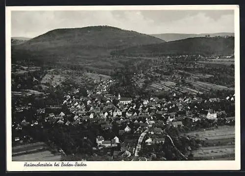 AK Haueneberstein, Totalansicht aus der Vogelschau