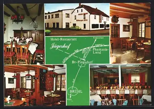 AK Brühl-Pingsdorf, Hotel-Restaurant Jägerhof