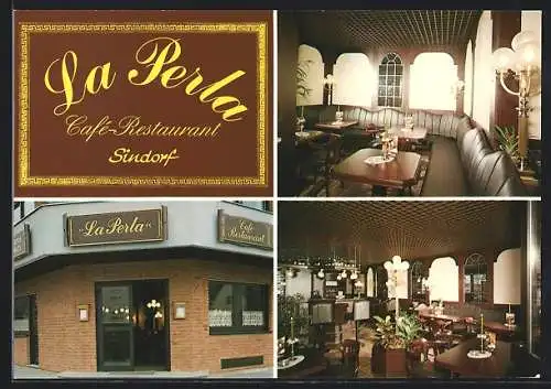 AK Kerpen-Sindorf, Cafe-Restaurant La Perla, Hüttenstrasse 17 Dammstrasse 1
