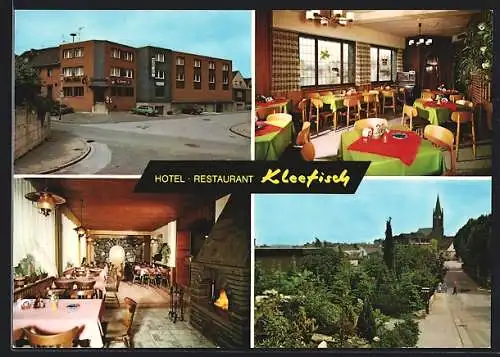 AK Bergheim-Glessen / Erft, Hotel-Restaurant Kleefisch, In der Hüll 20-22