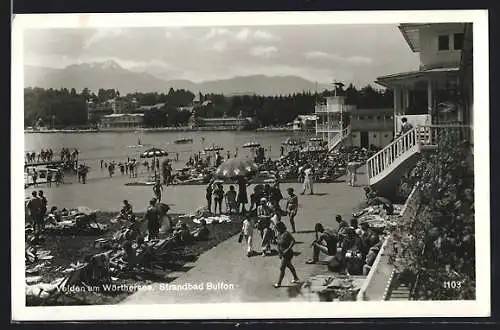 AK Velden am Wörthersee, Strandbad Bulfon, Ulbing