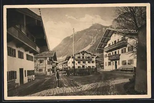 AK Erl /Tirol, Dorfplatz, Passionsspiele