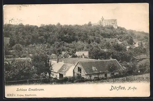 AK Dörfles /N.-Oe., Schloss Ernstbrunn