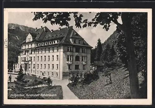 AK Hofgastein, Kuranstalt Hohentauern