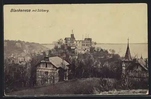 AK Hamburg-Blankenese, Ortsansicht mit Sülberg