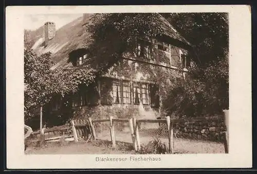 AK Hamburg-Blankenese, Blankeneser Fischerhaus