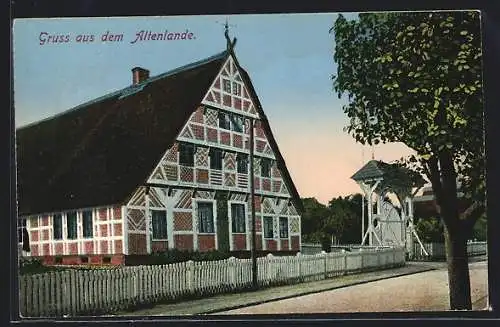 AK Jork, Blick auf den Hof Rieper