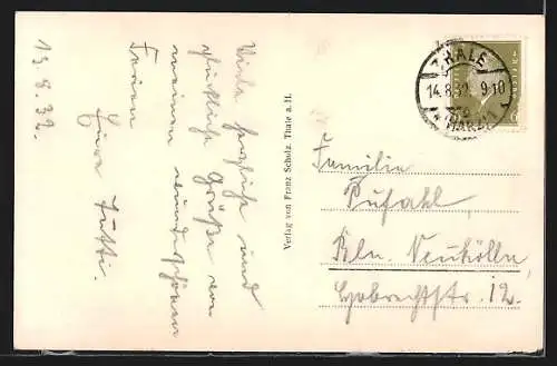 AK Thale a. H., Hubertusstrasse