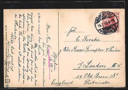 AK Pforzheim, Totale vom Rot